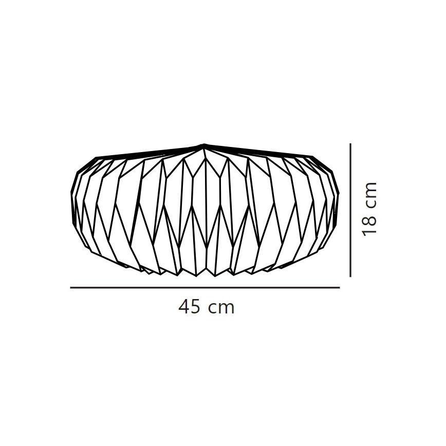 Nordlux - Abažur za luster BELLOY E27 pr. 45 cm