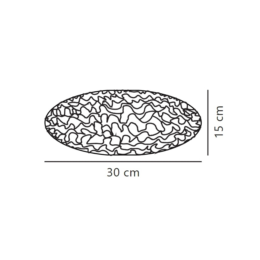 Nordlux - Abažur za luster VILLO E27 pr. 30 cm bela