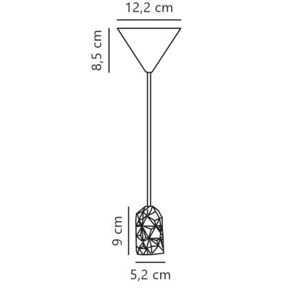 Nordlux - Kabl za napajanje HANG 1xE27/40W/230V bela