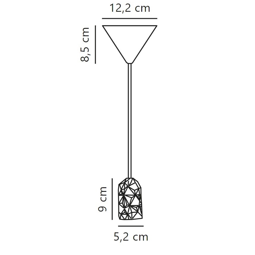 Nordlux - Kabl za napajanje HANG 1xE27/40W/230V bela