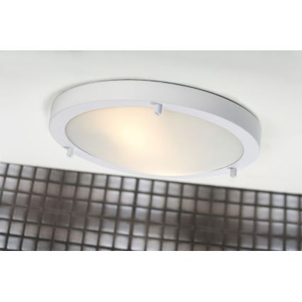 Nordlux - Plafonsko svetlo za kupatilo ANCONA 2xE27/40W/230V IP43 fi 31,5 cm, belo