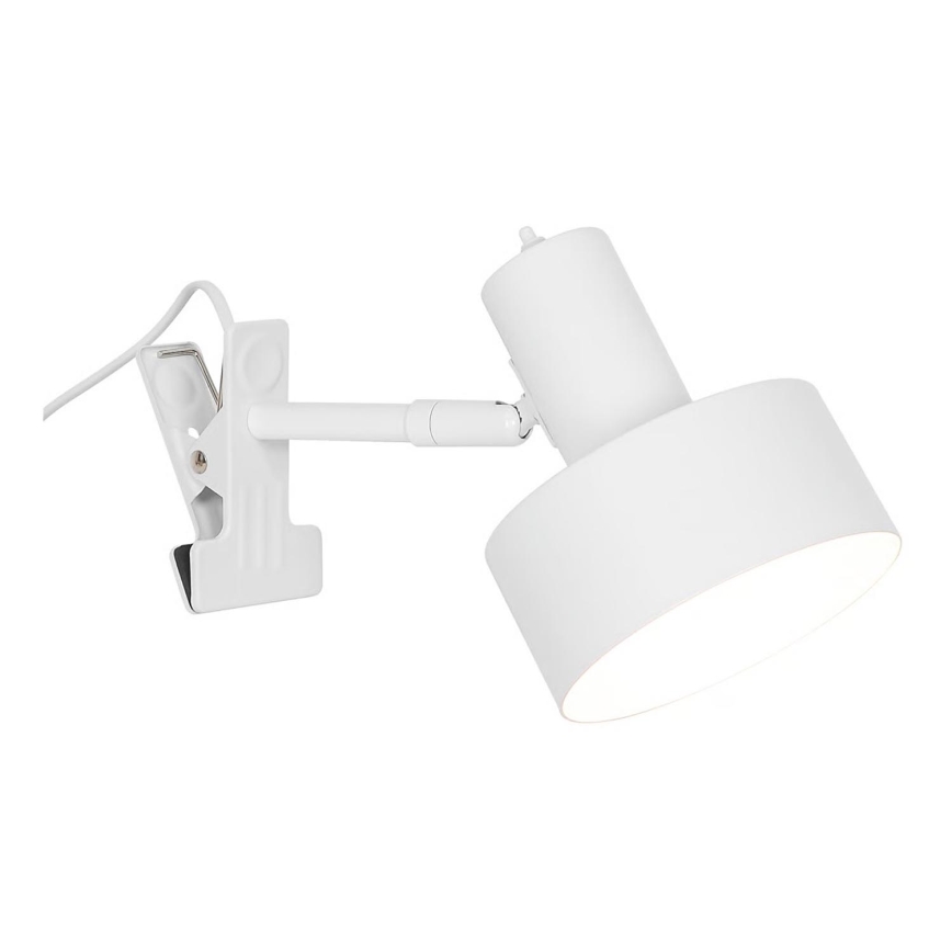 Nordlux - Lampa sa štipaljkicom MATIS 1xE27/15W/230V bela