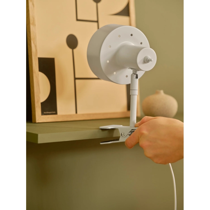 Nordlux - Lampa sa štipaljkicom MATIS 1xE27/15W/230V bela