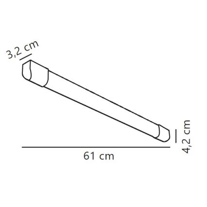 Nordlux - LED Fluorescentna lampa ARLINGTON LED/10W/230V 61 cm