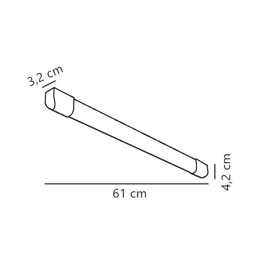 Nordlux - LED Fluorescentna lampa ARLINGTON LED/10W/230V 61 cm