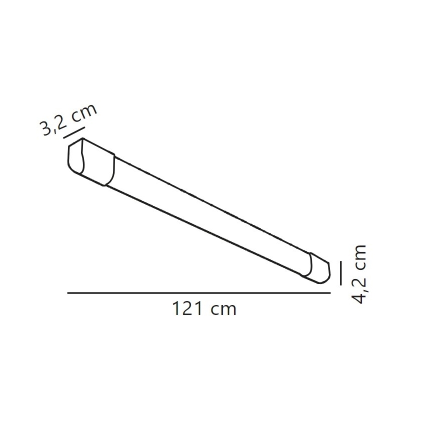 Nordlux - LED Fluorescentna lampa ARLINGTON LED/18W/230V 121 cm