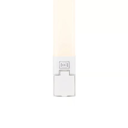 Nordlux - LED osvetljenje za kupatilsko ogledalo sa utičnicom SJAVER LED/15W/230V IP44 60 cm belo