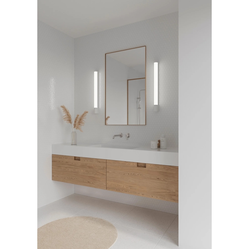 Nordlux - LED kupatilsko osvetljenje za ogledalo sa ugrađenom utičnicom MALAIKA LED/15W/230V IP44 68,4 cm belo