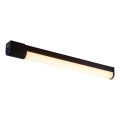 Nordlux - LED osvetljenje ogledala za kupatilo sa utičnicom MALAIKA LED/15W/230V IP44 68,4cm crna