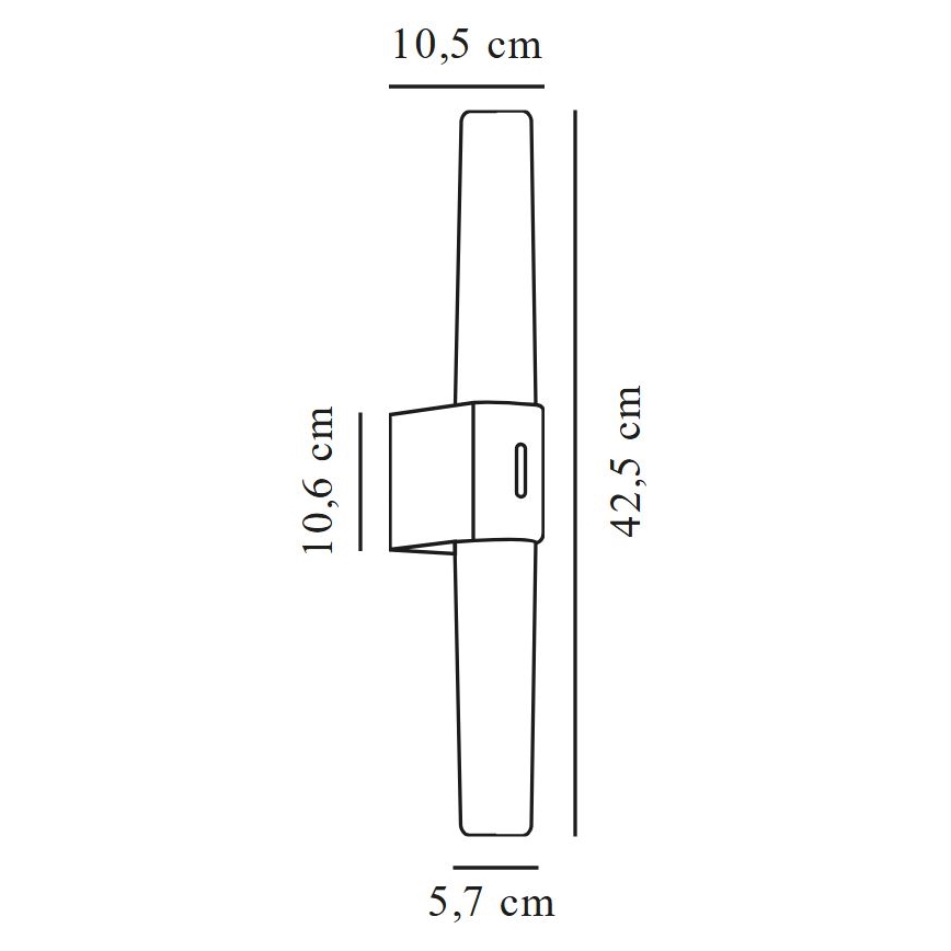 Nordlux - LED osvetljenje za kupatilsko ogledalo HELVA LED/9W/230V IP44