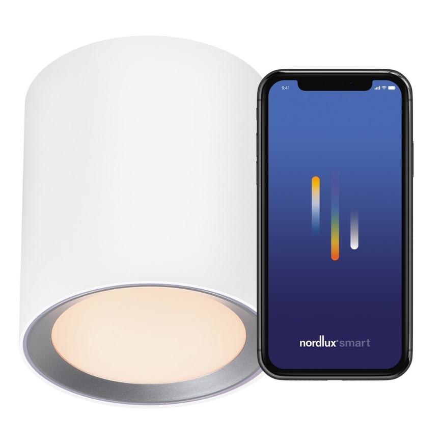 Nordlux - LED Prigušiva za kupatilo reflektorska lampa LANDON SMART LED/8W/230V 2700-6500K IP44 bela