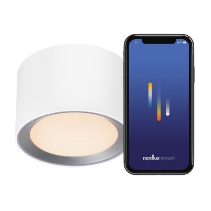 Nordlux - LED Prigušiva za kupatilo reflektorska lampa LANDON SMART LED/8W/230V 2700-6500K IP44 bela