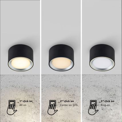 Nordlux - LED Prigušiva plafonjera FALLON LED/5,5W/230V 2700K pr. 10 cm bela