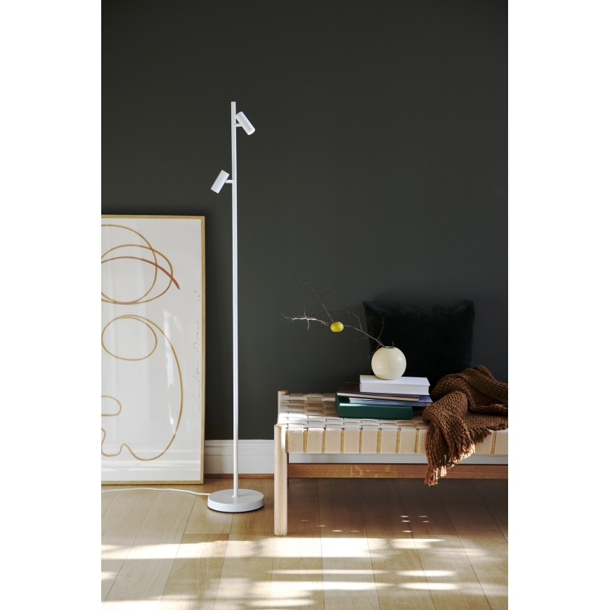 Nordlux - LED Prigušiva dodirna stojeća lampa OMARI 2xLED/3,2W/230V bela