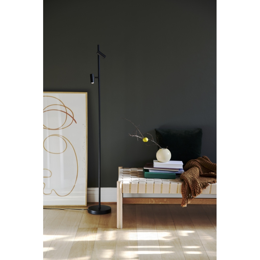 Nordlux - LED Prigušiva dodirna stojeća lampa OMARI 2xLED/3,2W/230V crno