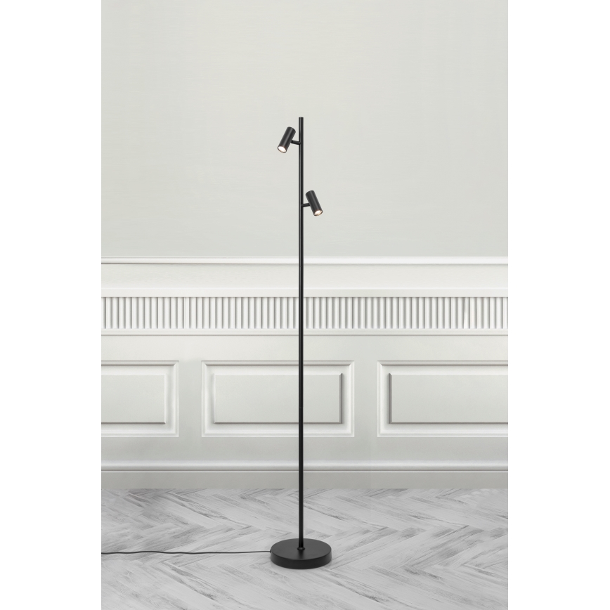Nordlux - LED Prigušiva dodirna stojeća lampa OMARI 2xLED/3,2W/230V crno