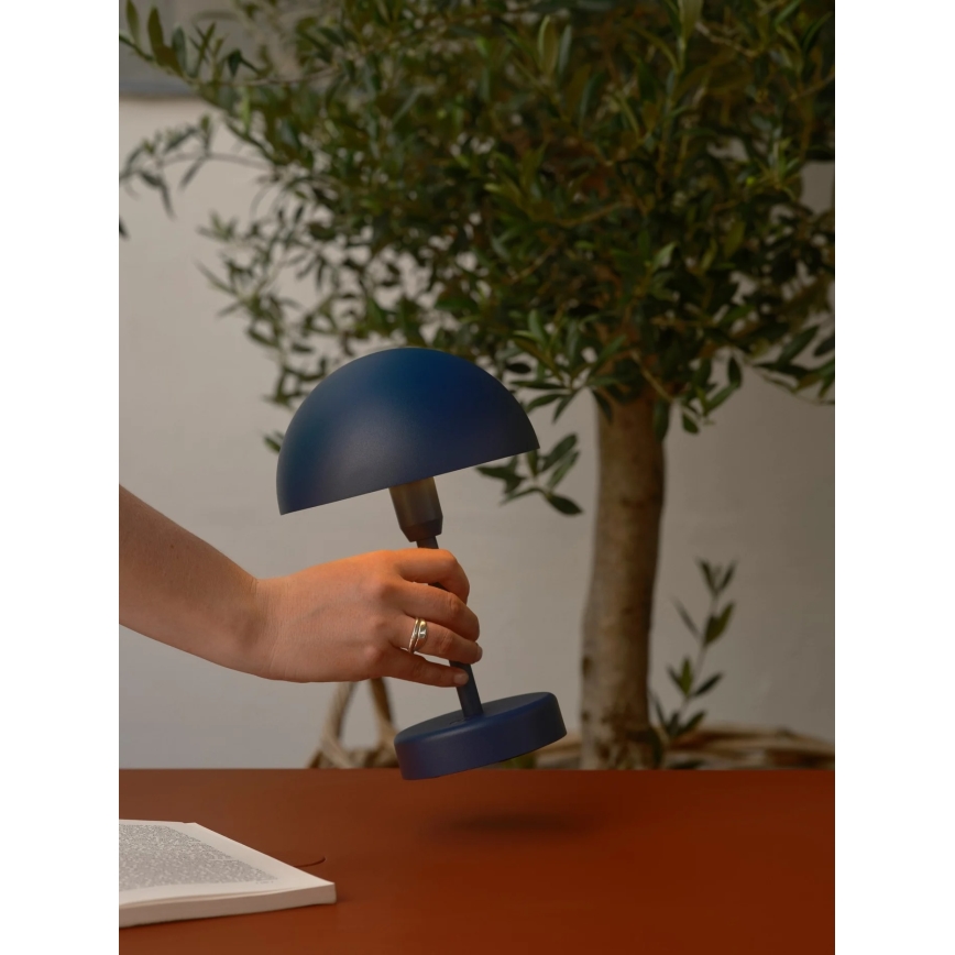 Nordlux - LED prigušiva punjiva dodirna spoljna stona lampa ELLEN LED/2,8W/3,7V IP44 plava