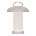 Nordlux - LED prigušiva punjiva dodirna stona lampa MIRANO LED/3W/3,7V ružičasta