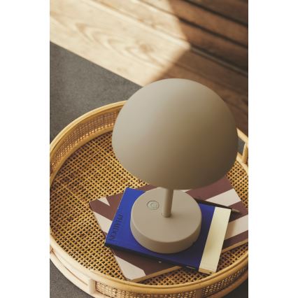 Nordlux - LED Prigušiva punjiva vanjska stona lampa ELLEN LED/2,8W/3,7V IP44 bež