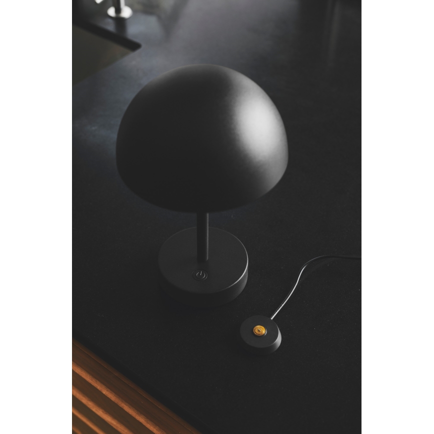 Nordlux - LED Prigušiva punjiva vanjska stona lampa ELLEN LED/2,8W/3,7V IP44 crno