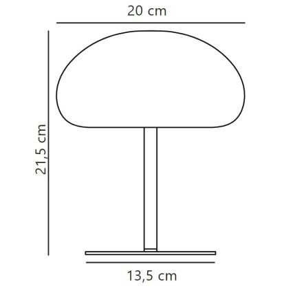 Nordlux - LED Prigušiva spoljašnja stona lampa SPONGE LED/4,8W/3,7V IP65