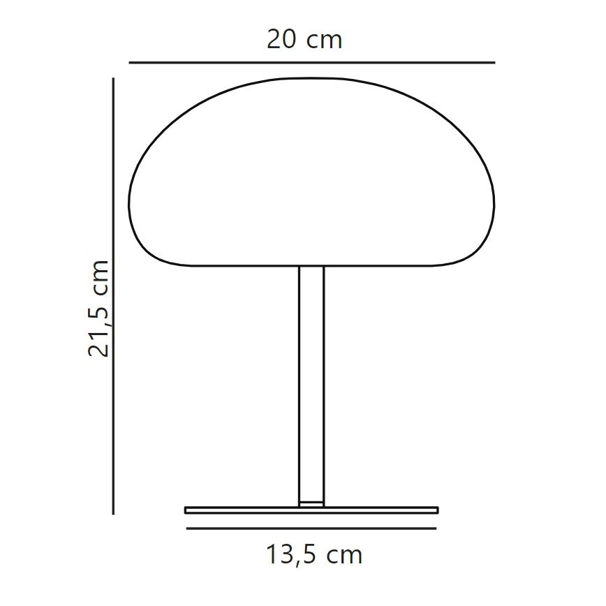 Nordlux - LED Prigušiva spoljašnja stona lampa SPONGE LED/4,8W/3,7V IP65