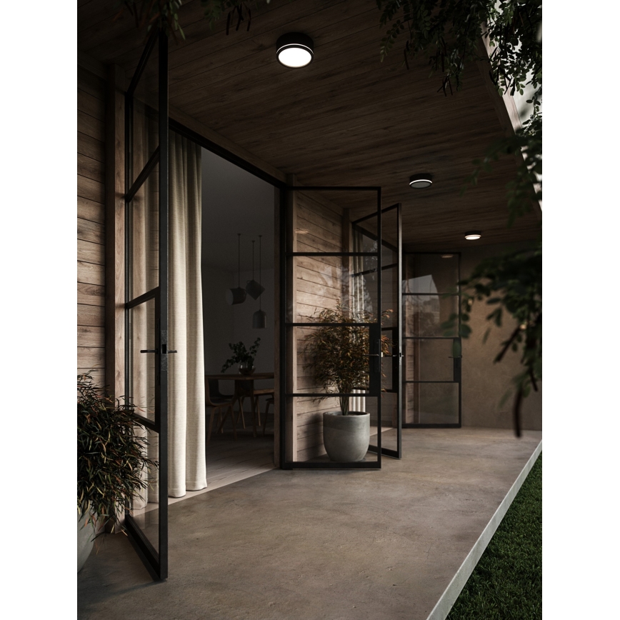 Nordlux - LED Prigušiva spoljašnja zidna lampa AVA SMART LED/9,5W/230V 2700K IP54 crno