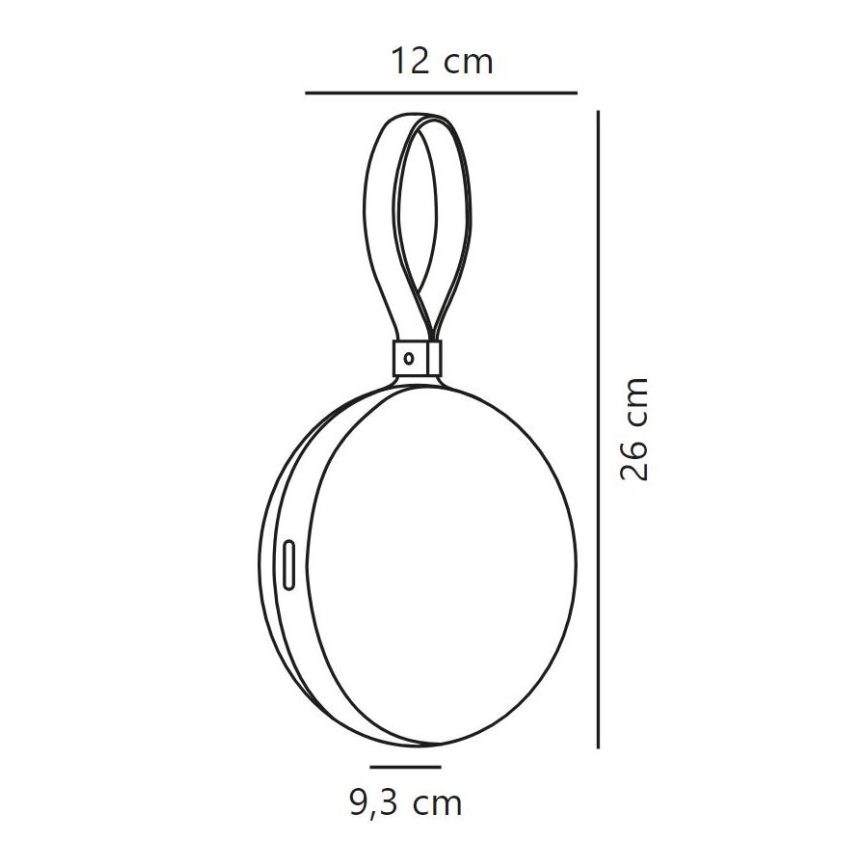 Nordlux - LED Prigušiva vanjska prenosna lampa BRING TO-GO LED/1W/3,7V IP54 zelena