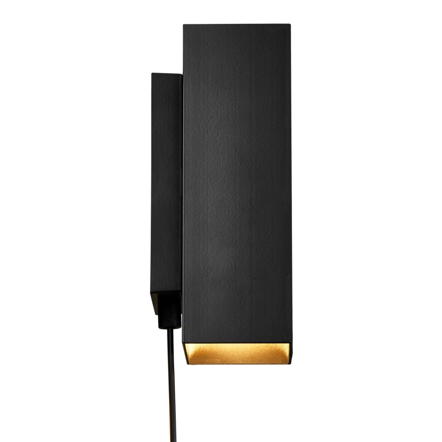 Nordlux - LED prigušiva zidna lampa CURTIZ 2xLED/4,5W/230V crna