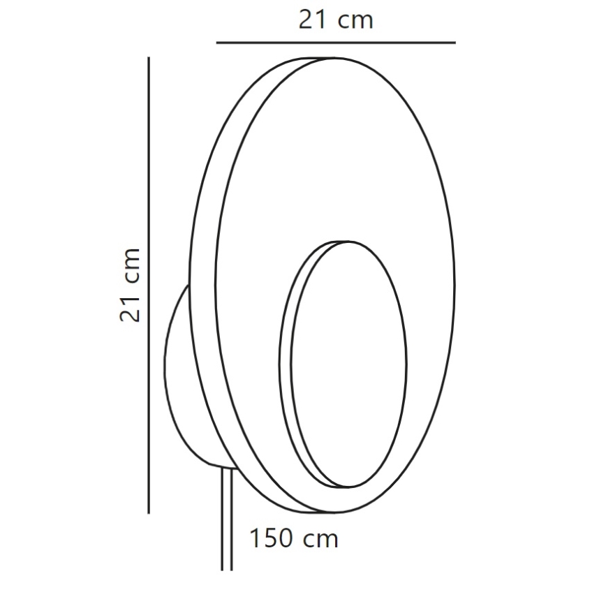 Nordlux - LED Prigušiva zidna lampa MARSI LED/7W/230V bela