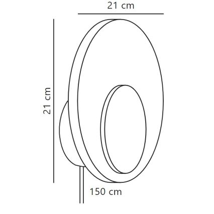 Nordlux - LED Prigušiva zidna lampa MARSI LED/7W/230V bež