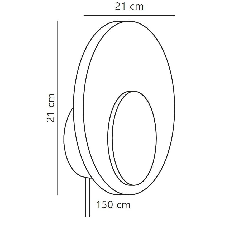 Nordlux - LED Prigušiva zidna lampa MARSI LED/7W/230V bež