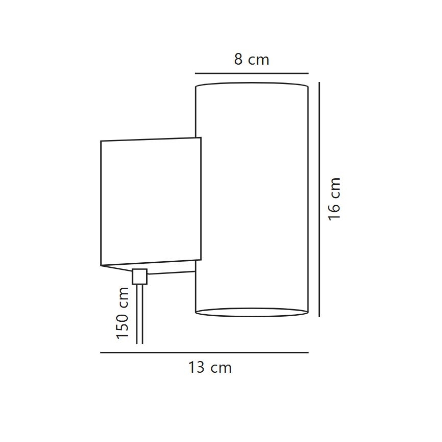 Nordlux - LED Prigušiva zidna lampa MONA LED/10W/230V CRI 90