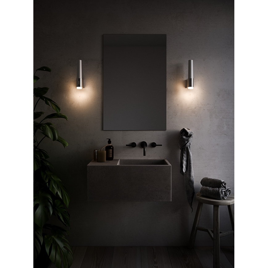 Nordlux - LED Prigušiva zidna lampa za kupaonicu HELVA LED/6,8W/230V IP44 CRI 90 sjajni krom