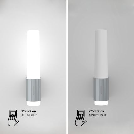 Nordlux - LED Prigušiva zidna lampa za kupaonicu HELVA LED/6,8W/230V IP44 CRI 90 bela