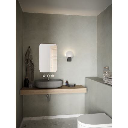 Nordlux - LED Prigušiva zidna lampa za kupaonicu HESTER LED/9,5W/230V IP44 crno