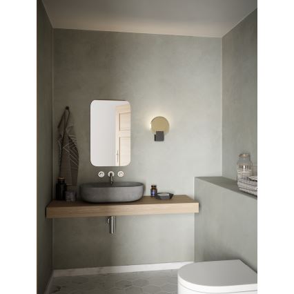 Nordlux - LED Prigušiva zidna lampa za kupaonicu HESTER LED/9,5W/230V IP44 crno