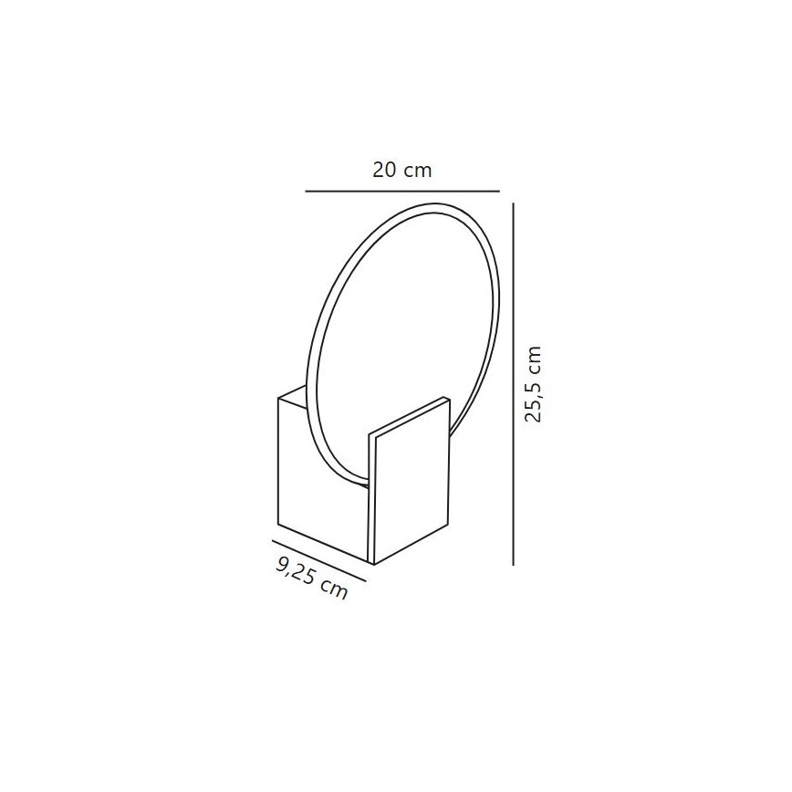 Nordlux - LED prigušiva kupatilska zidna svetiljka HESTER LED/9,5W/230V IP44 bela