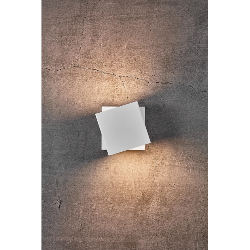 Nordlux - LED prigušiva spoljašnje zidno svetlo TURN LED/13,8W/230V IP54 bela