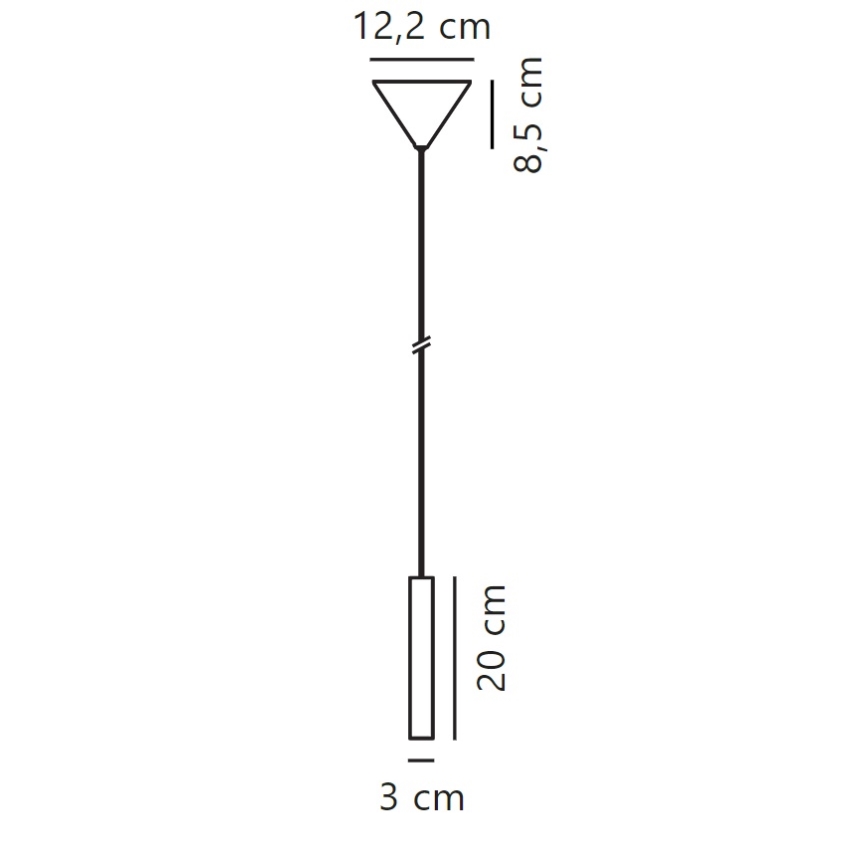 Nordlux - LED Prigušivi luster na sajli OMARI LED/4,4W/230V bela