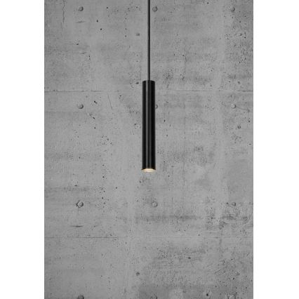 Nordlux - LED Prigušivi luster na sajli OMARI LED/4,4W/230V crno