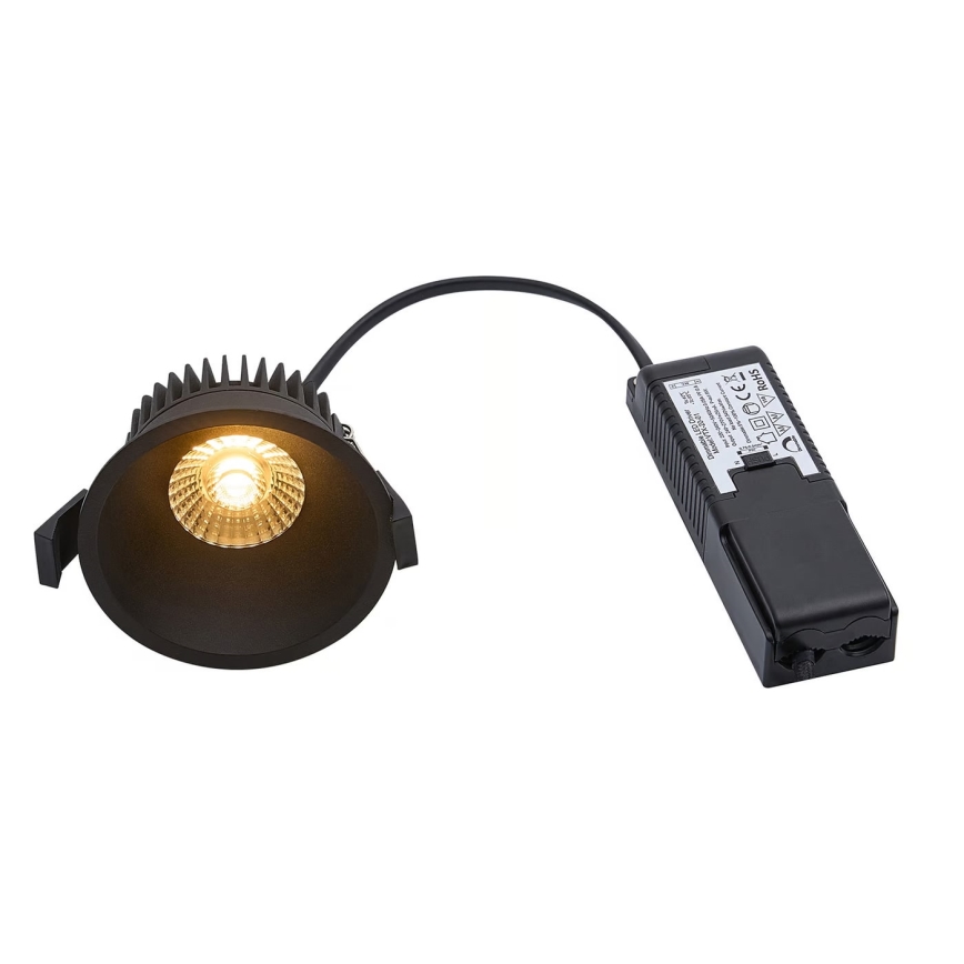 Nordlux - LED Prigušiva ugradbena lampa za kupatilo ALBRIC LED/8W/230V IP44 crno