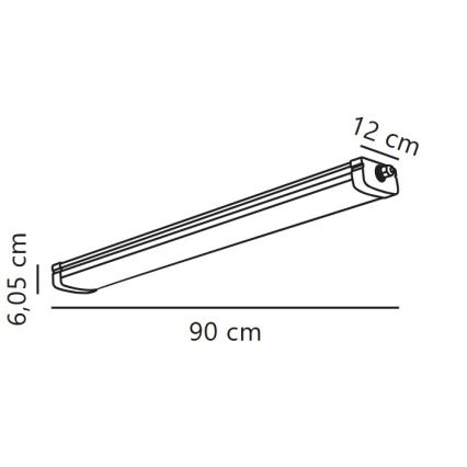 Nordlux - LED Radna baterijska lampa BURBANK LED/31W/230V 4000K IP65