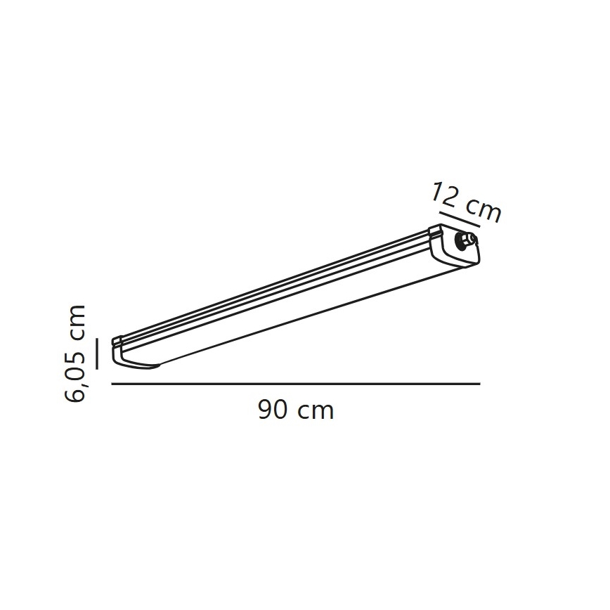 Nordlux - LED Radna baterijska lampa BURBANK LED/31W/230V 4000K IP65
