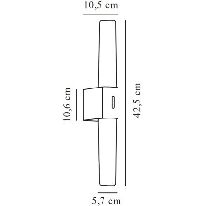 Nordlux - LED Rasveta za ogledalo u kupatilu HELVA LED/9W/230V 3000K IP44