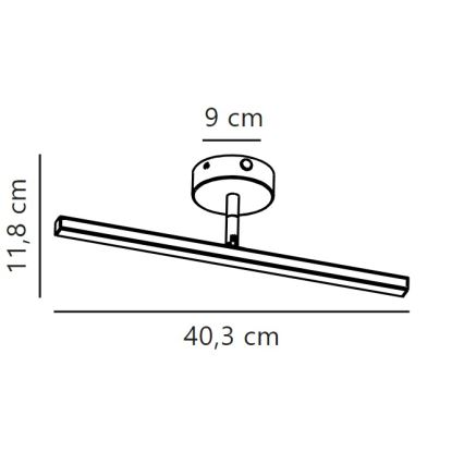 Nordlux - LED Rasveta za ogledalo u kupatilu IP LED/6,2W/230V IP44 40 cm bela
