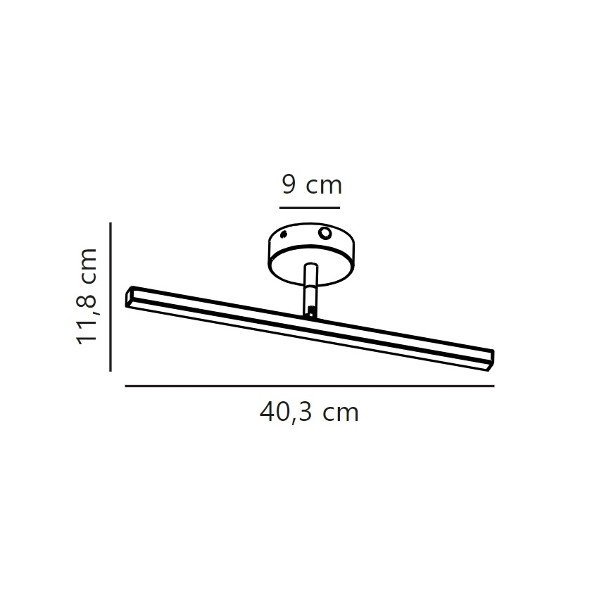 Nordlux - LED Rasveta za ogledalo u kupatilu IP LED/6,2W/230V IP44 40 cm mat krom