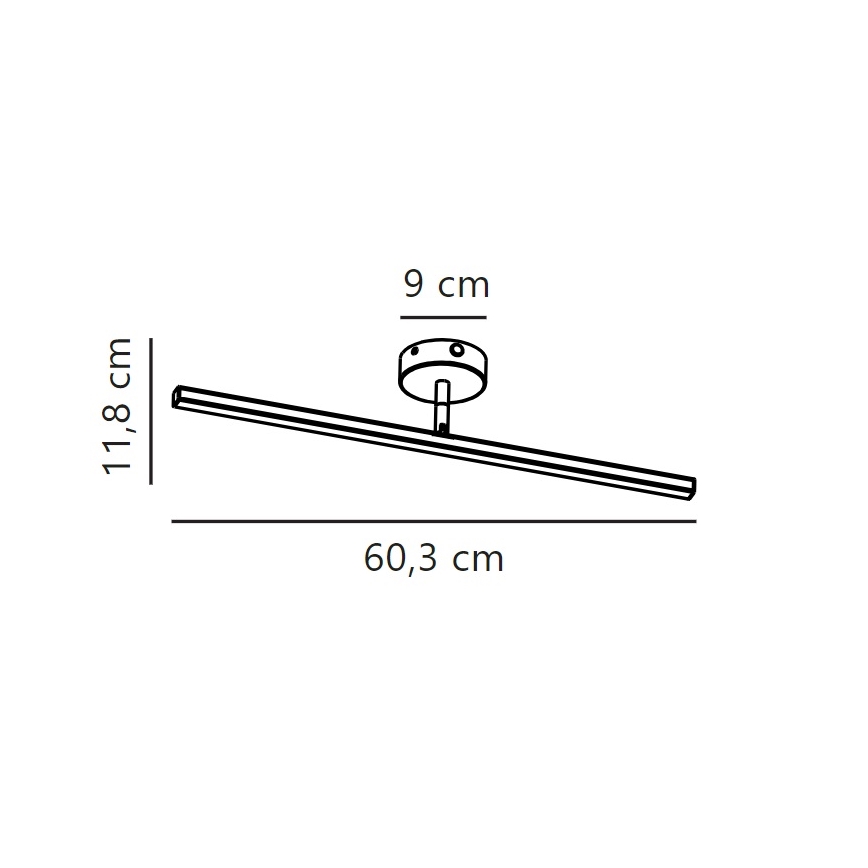 Nordlux - LED Rasveta za ogledalo u kupatilu IP LED/7,2W/230V IP44 60 cm mat krom