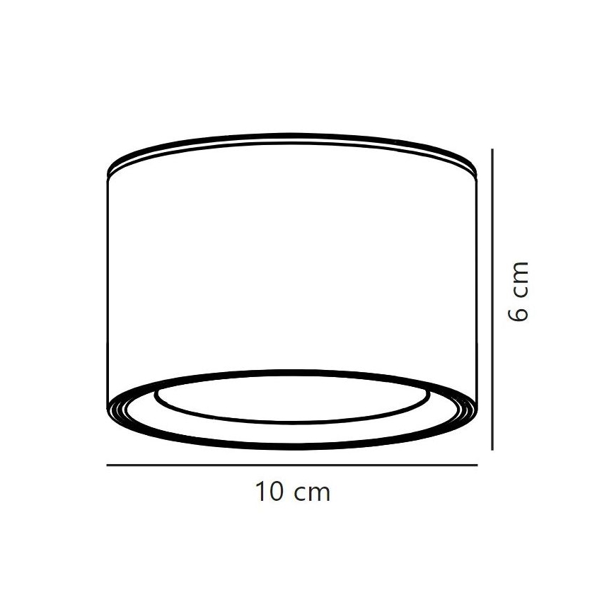 Nordlux - LED Reflektorska lampa FALLON LED/5,5W/230V crno