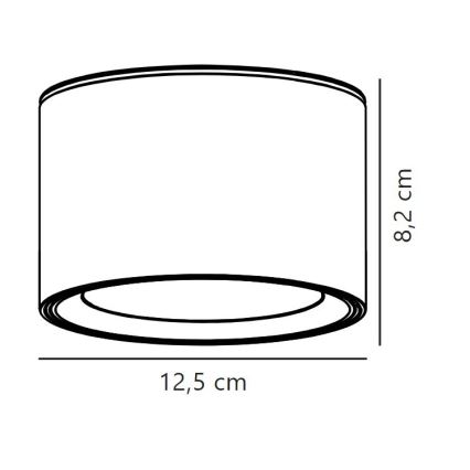 Nordlux - LED Reflektorska lampa za kupatilo LANDON LED/6,5W/230V IP44 crno